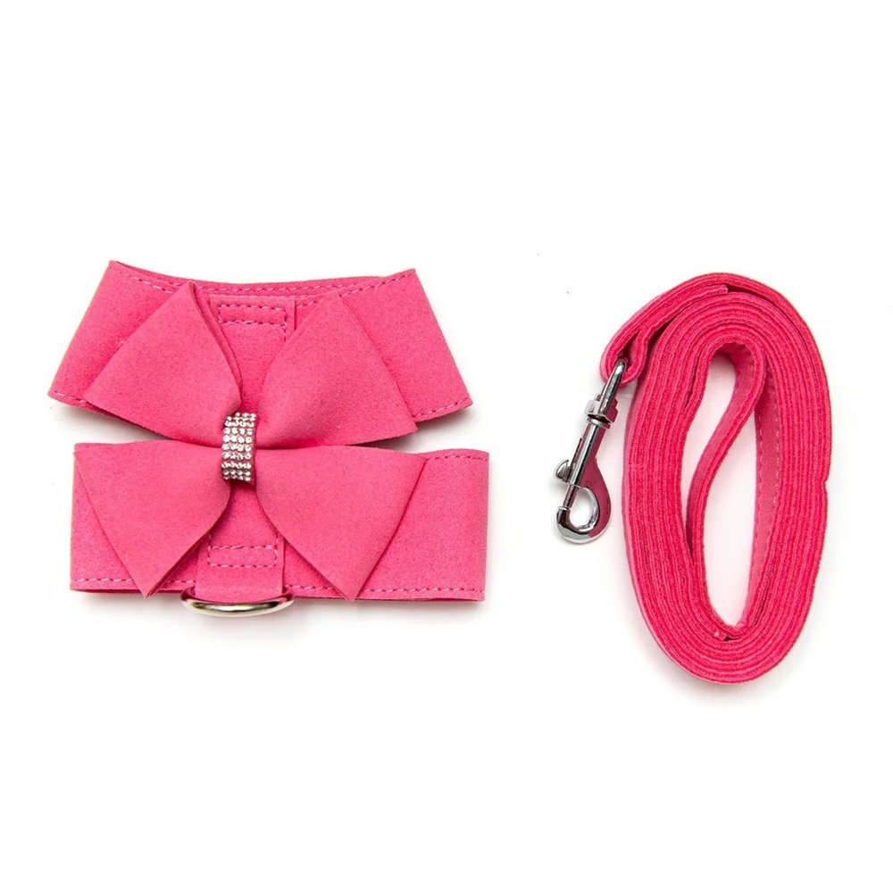 Fur Baby Couture Rhinestone Harness and Leash Sz Small